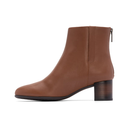 Plaza Back Zip Metatarsal Dark Tan | ABEO Footwear