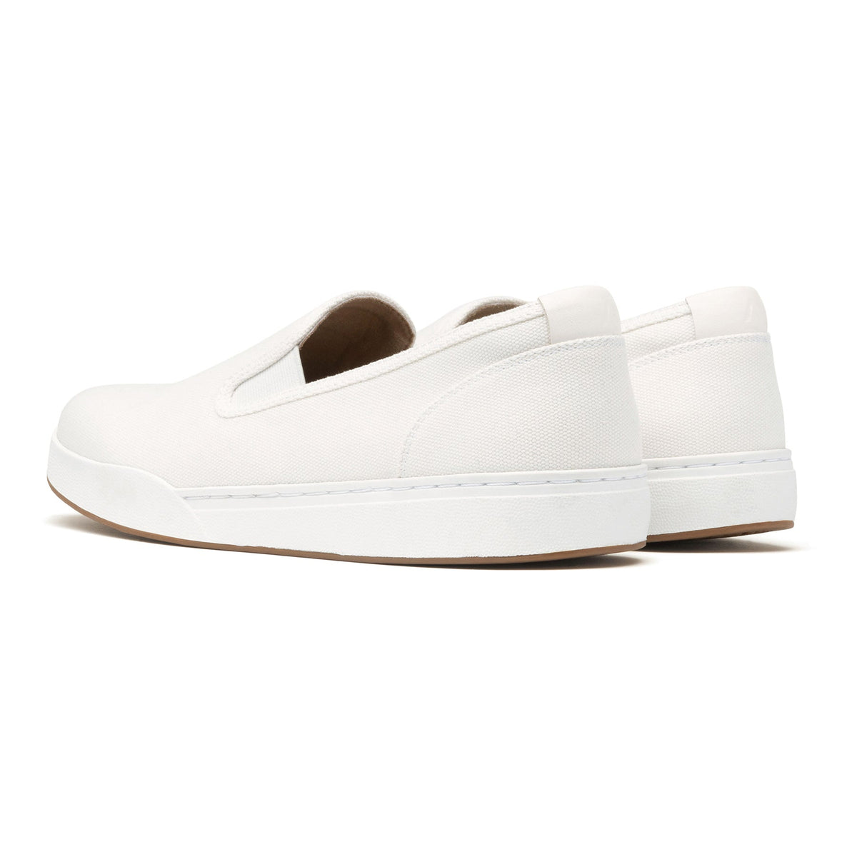Encore Slip On Metatarsal White Canvas | ABEO Footwear