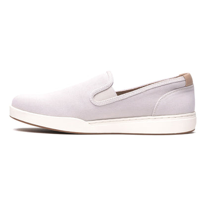 Encore Slip On Metatarsal Taupe Khaki Canvas | ABEO Footwear