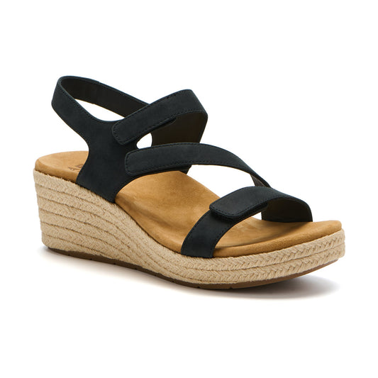 Riviera Adjustable Sandal Metatarsal Black | ABEO Footwear