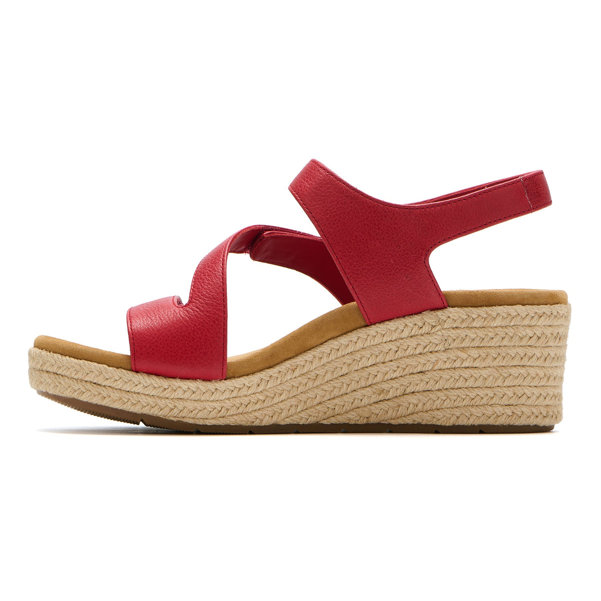 Riviera Adjustable Sandal Metatarsal Red | ABEO Footwear