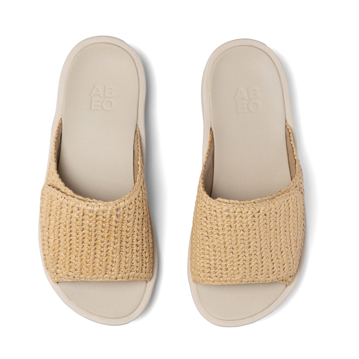 Paseo Slide Metatarsal Raffia | ABEO Footwear