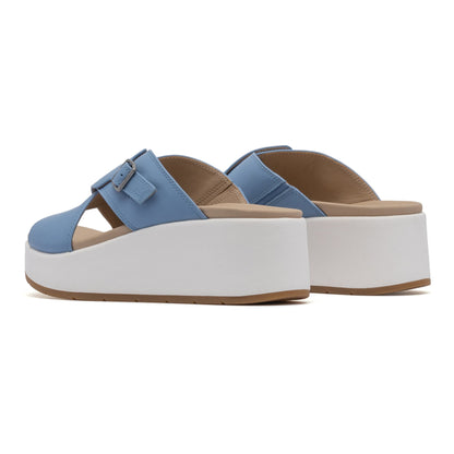 Solstice Cross Slide Metatarsal Denim | ABEO Footwear