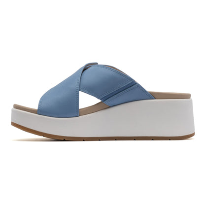 Solstice Cross Slide Metatarsal Denim | ABEO Footwear