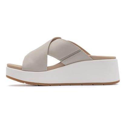 Solstice Cross Slide Metatarsal Beige | ABEO Footwear