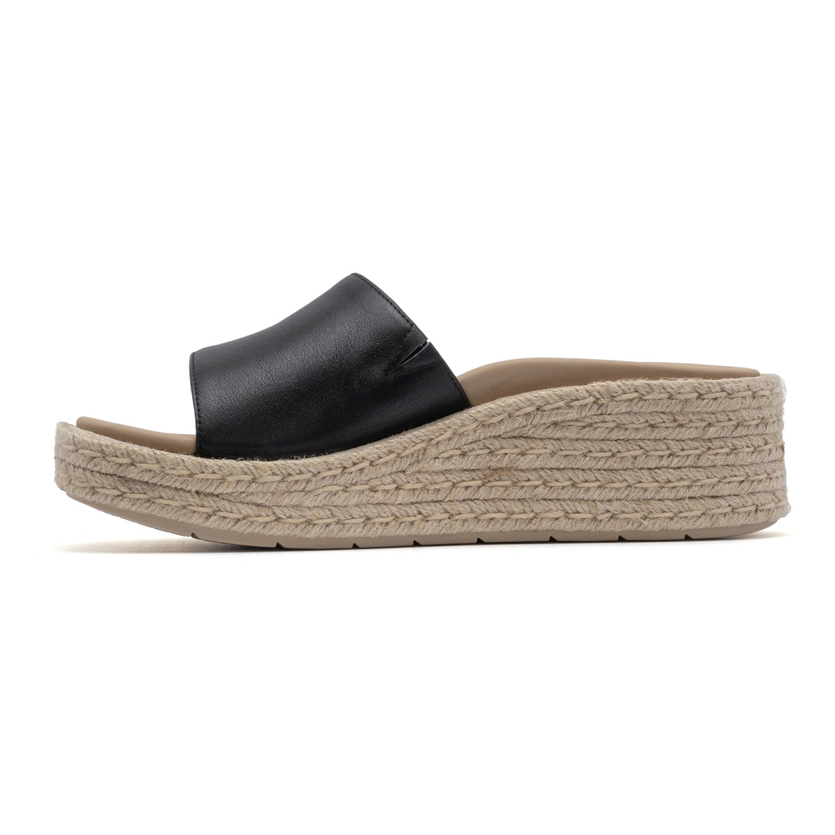Solstice Slide Metatarsal Black Leather | ABEO Footwear