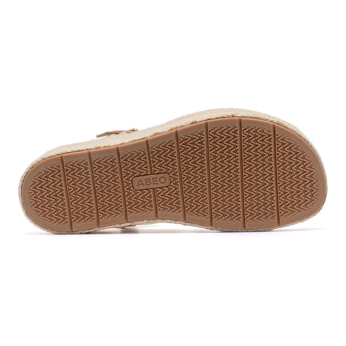 Solstice Buckle Sandal Light Gold Leather | ABEO Footwear