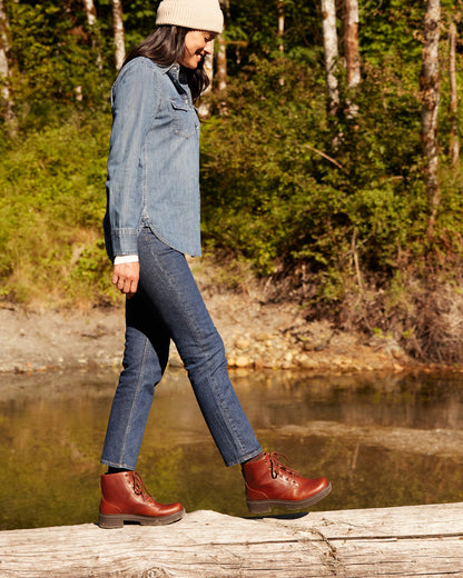 Vista Lace Dark Tan | ABEO Footwear