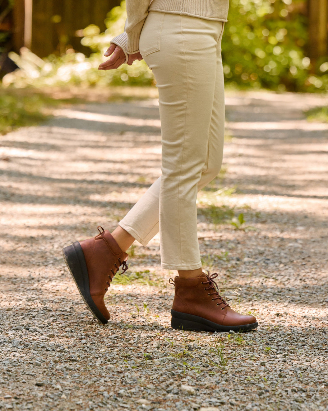Passage Lace Up Beige | ABEO Footwear