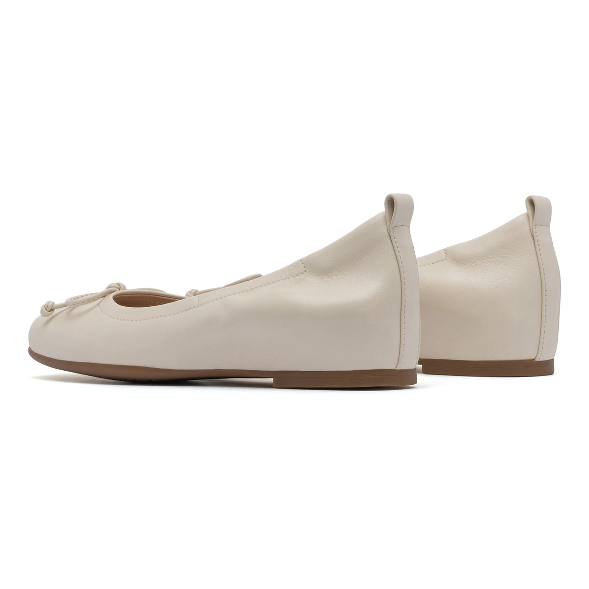 Cadence Bow Off White Leather | ABEO Footwear