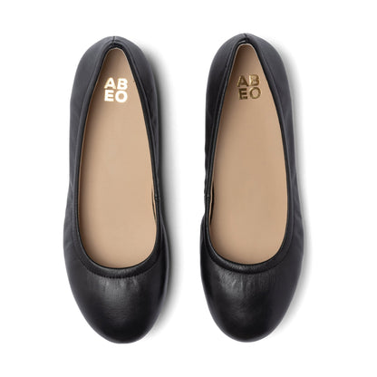 Promenade Flat Black | ABEO Footwear