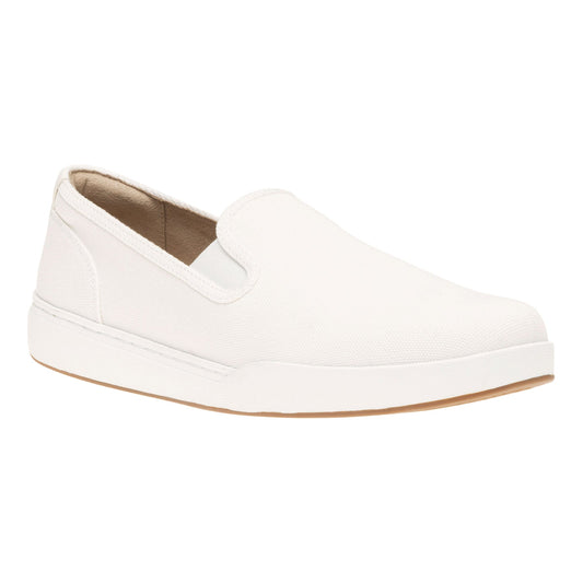 Encore Slip On White Canvas | ABEO Footwear