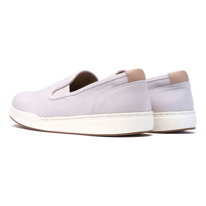 Encore Slip On Taupe Khaki Canvas | ABEO Footwear