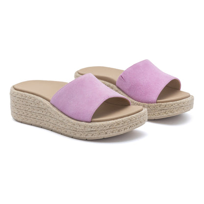Solstice Slide Metatarsal Lavender Suede | ABEO Footwear