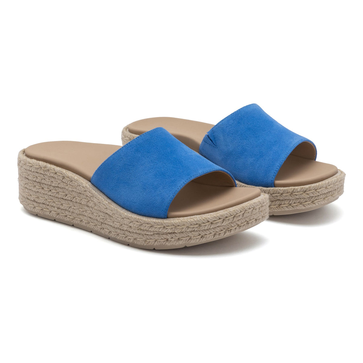 Solstice Slide Metatarsal Mar Blue Suede | ABEO Footwear