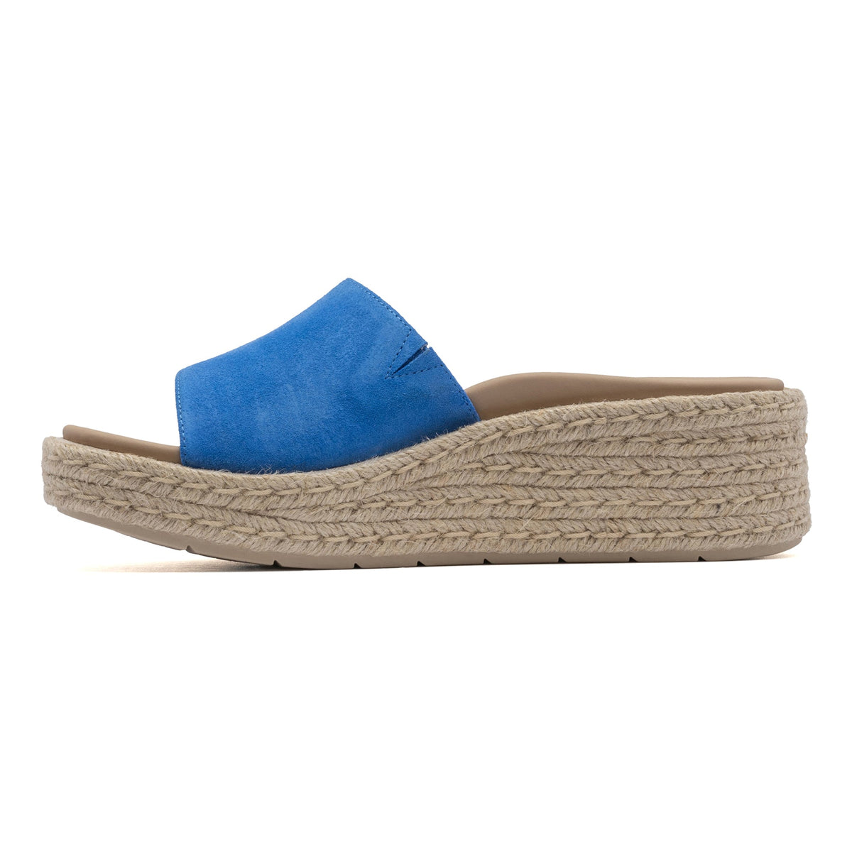 Solstice Slide Metatarsal Mar Blue Suede | ABEO Footwear