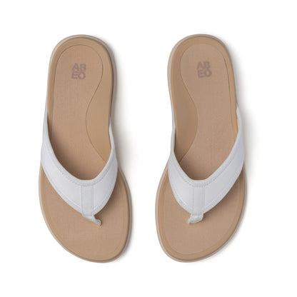 Laguna Sandal Metatarsal White | ABEO Footwear