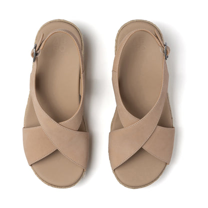 Riviera Cross Metatarsal Sand Leather | ABEO Footwear