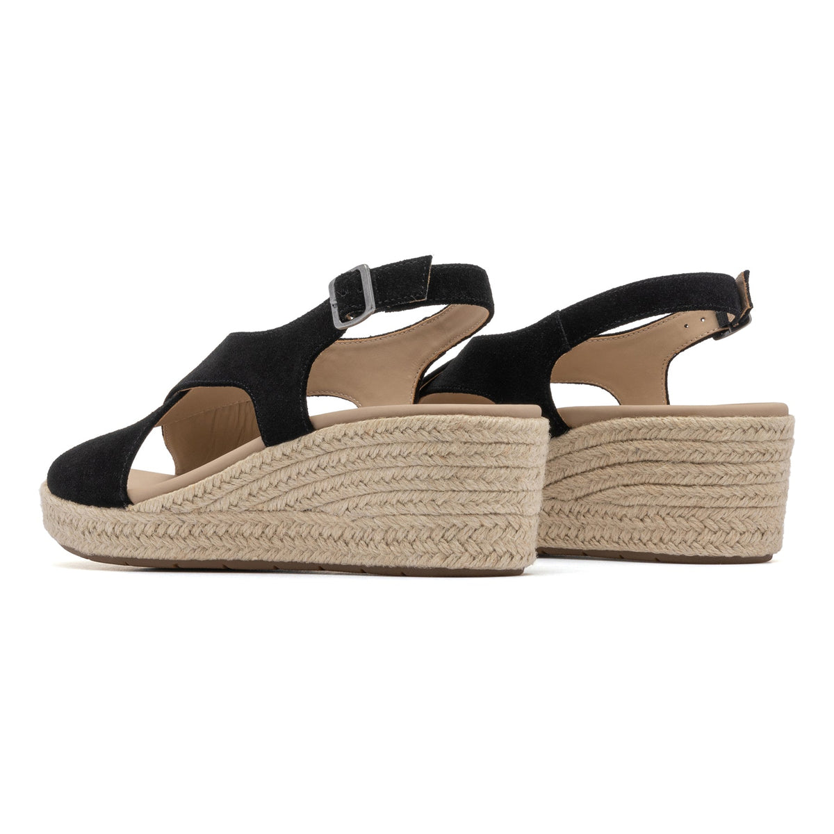 Riviera Cross Metatarsal Black Suede | ABEO Footwear