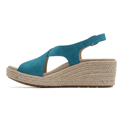 Riviera Cross Metatarsal Teal Leather | ABEO Footwear