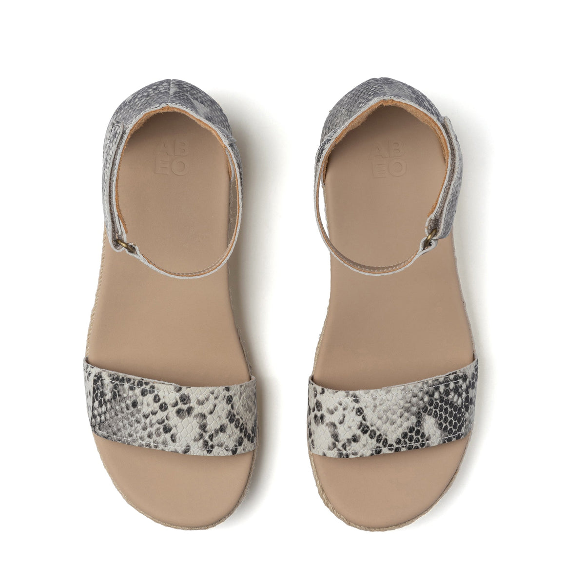 Riviera Ankle Sandal Metatarsal Snake Print Leather | ABEO Footwear