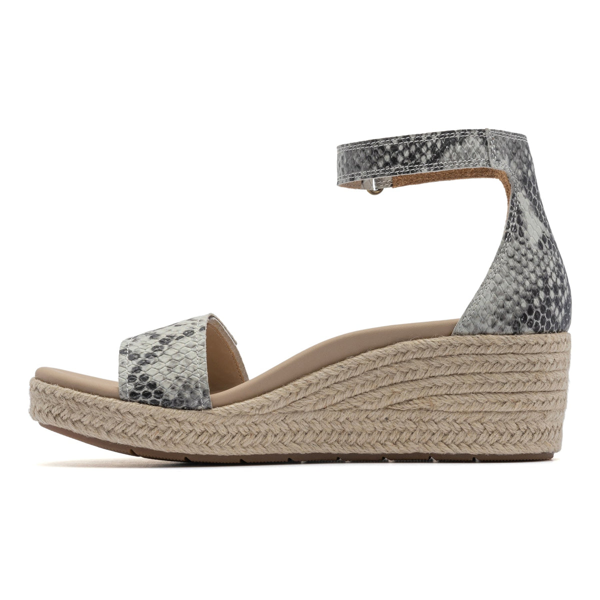 Riviera Ankle Sandal Metatarsal Snake Print Leather | ABEO Footwear