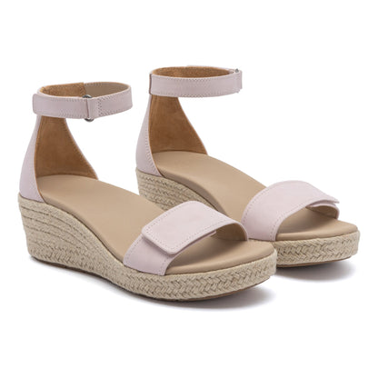 Riviera Ankle Sandal Metatarsal Pink Nubuck | ABEO Footwear