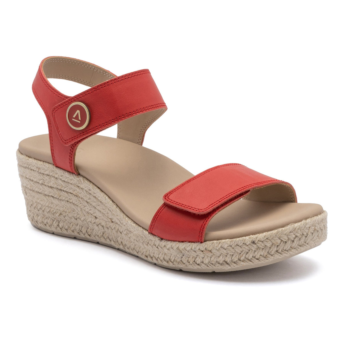 Riviera Strap Sandal Metatarsal Red | ABEO Footwear
