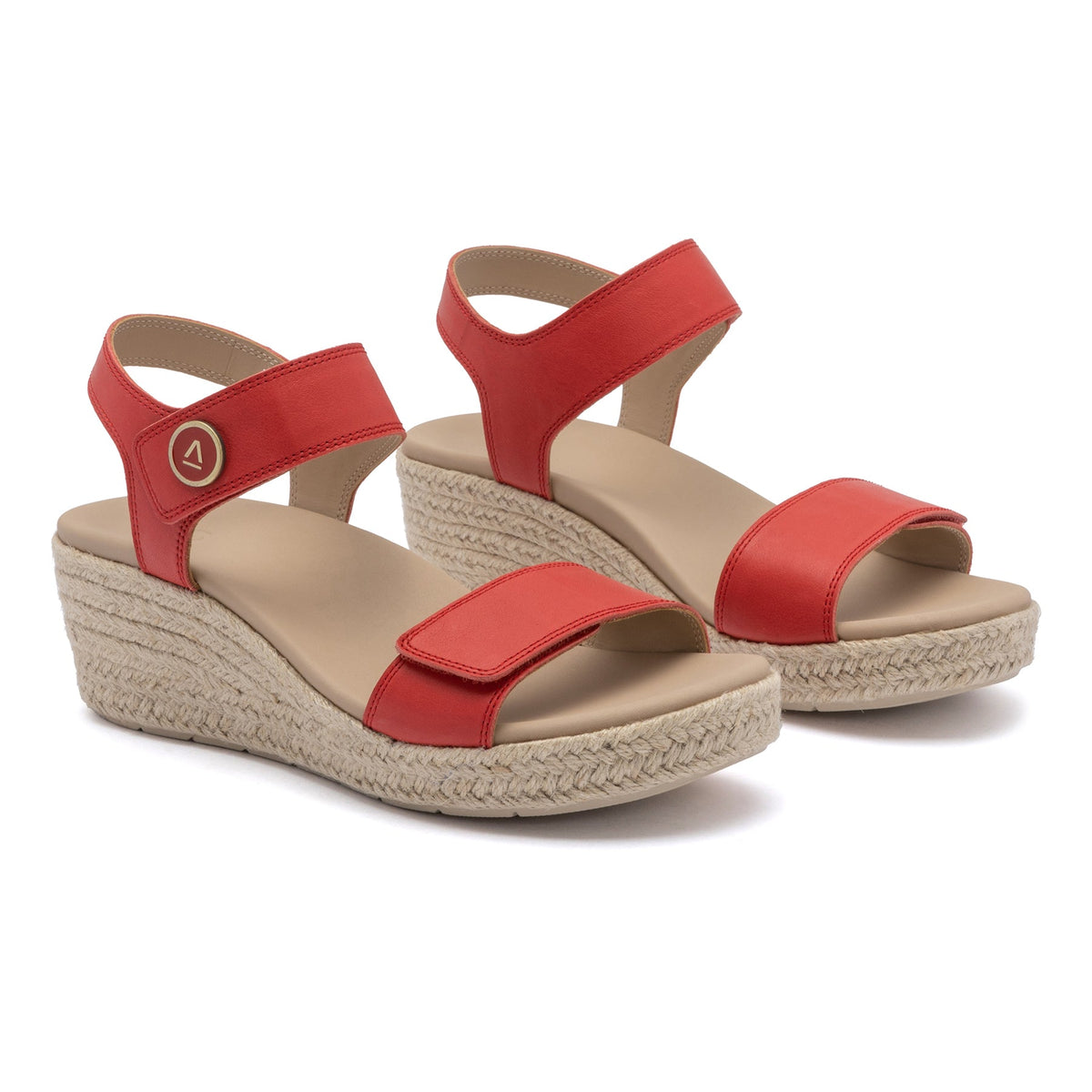 Riviera Strap Sandal Metatarsal Red | ABEO Footwear