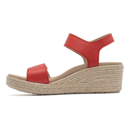Riviera Strap Sandal Metatarsal Red | ABEO Footwear