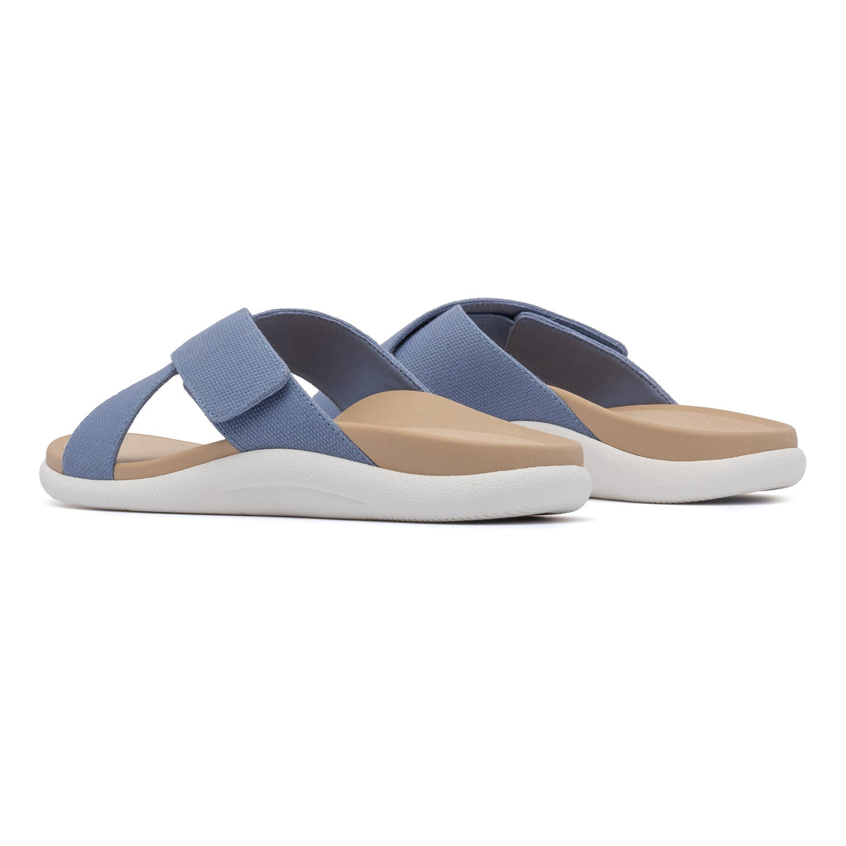Laguna Slide Metatarsal Light Denim Canvas | ABEO Footwear