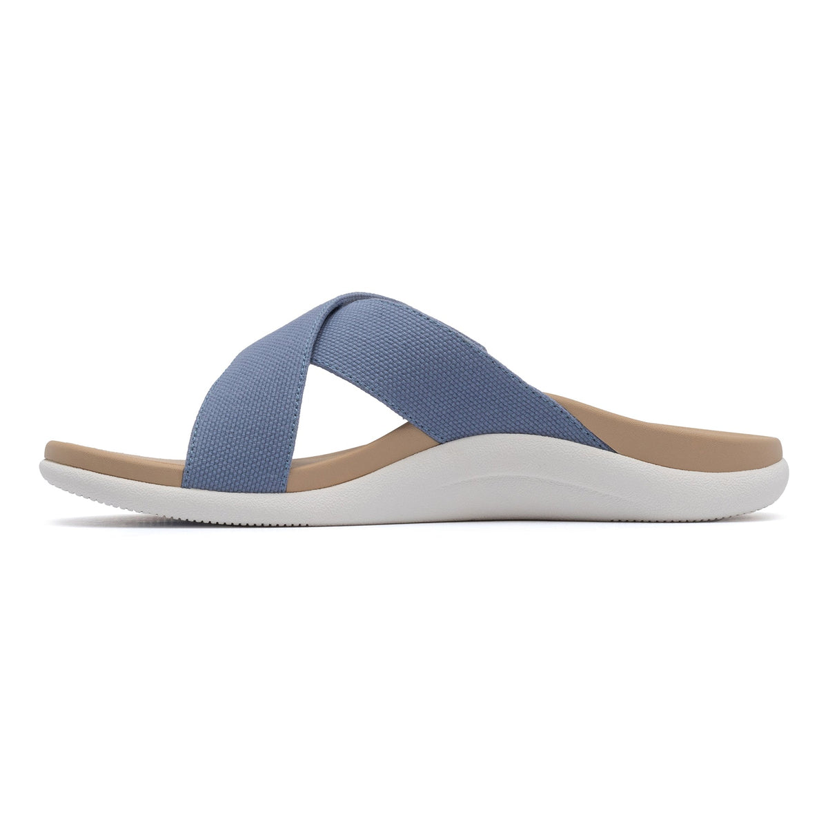 Laguna Slide Metatarsal Light Denim Canvas | ABEO Footwear