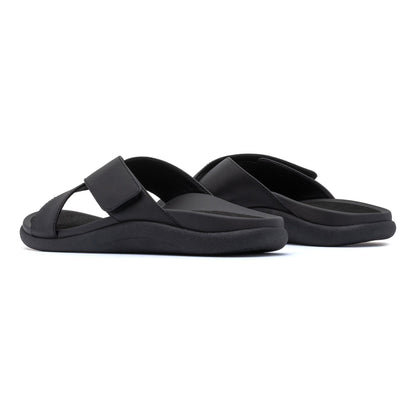 Laguna Slide Metatarsal Black Leather | ABEO Footwear