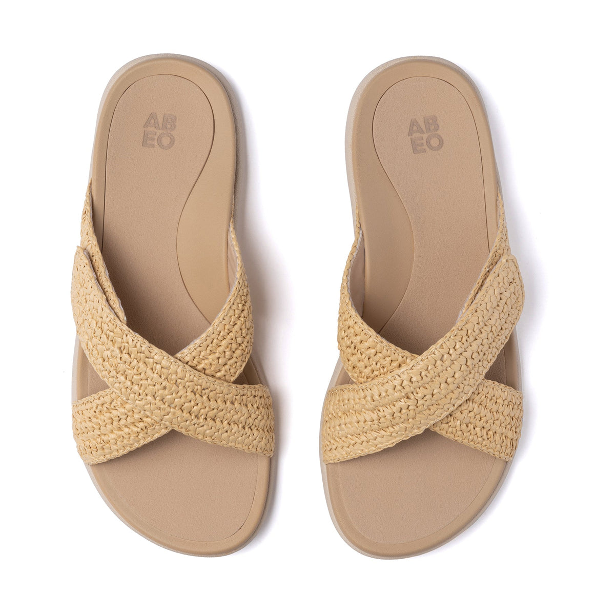 Laguna Slide Metatarsal Raffia | ABEO Footwear