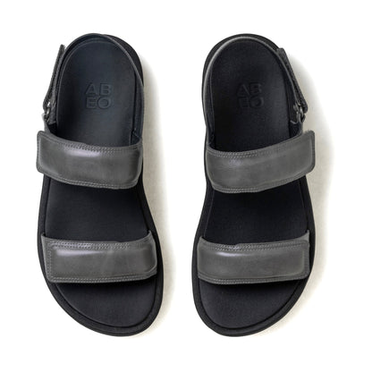 Paseo Sandal Metatarsal Pewter | ABEO Footwear