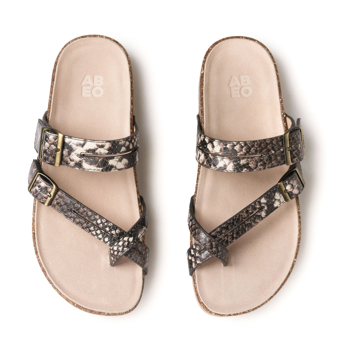 Lanai Thong Sandal Metatarsal Natural Snake | ABEO Footwear