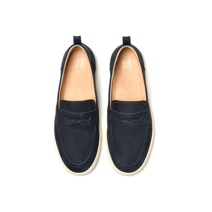 Roam Loafer Navy Nubuck | ABEO Footwear