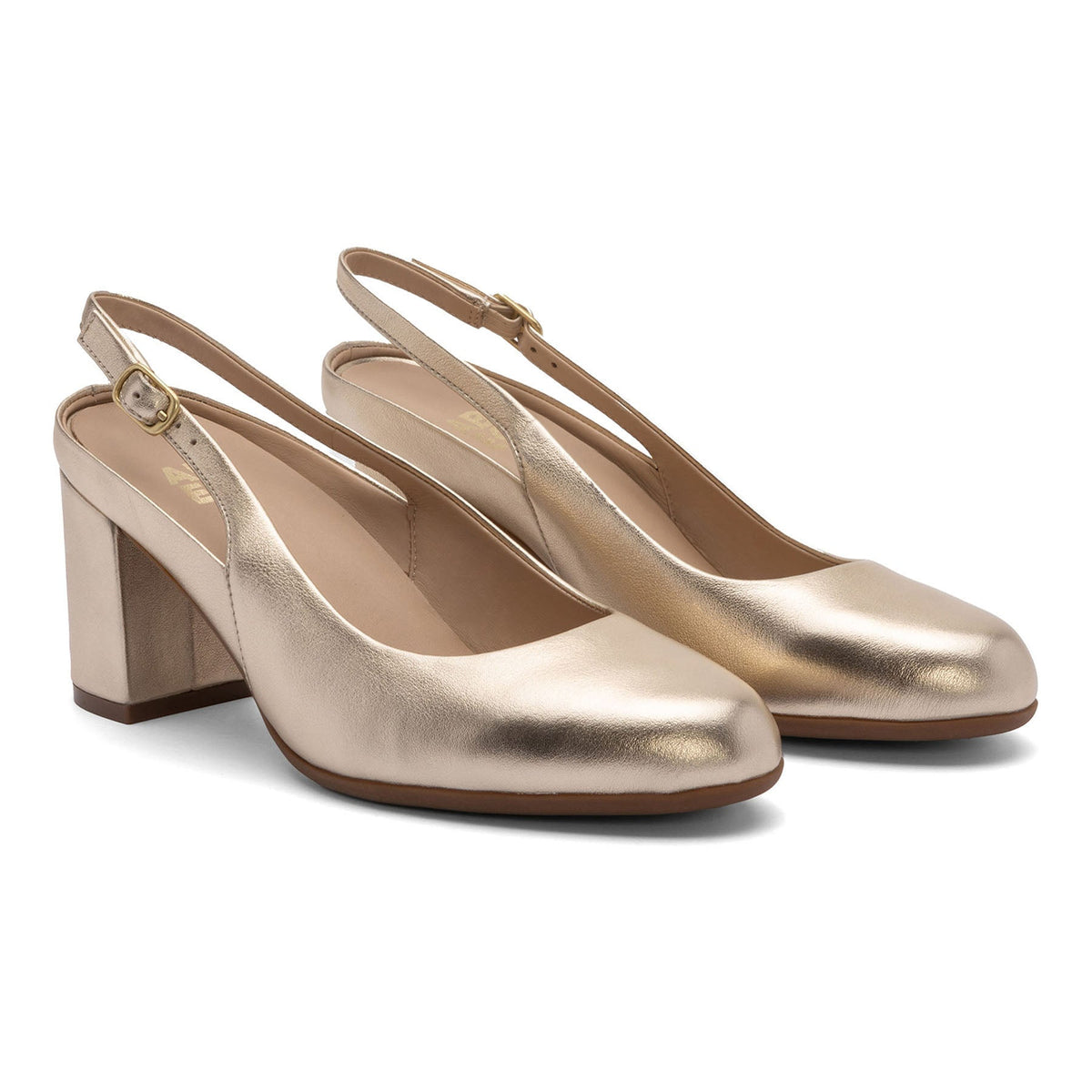 Tempo Slingback Light Gold | ABEO Footwear