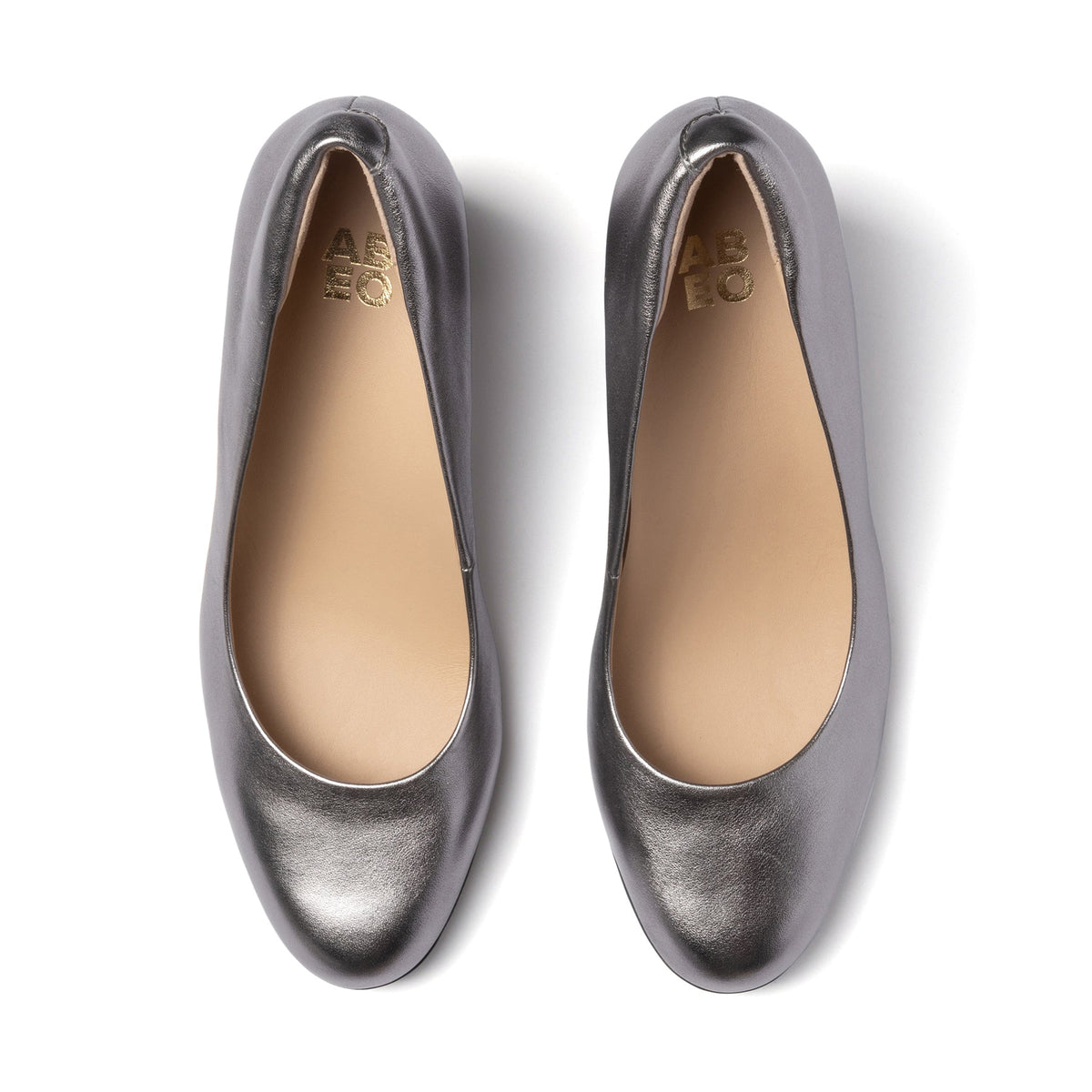 Tempo Pump Silver Metallic Leather | ABEO Footwear