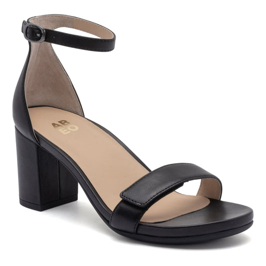 Tempo Strap Black Leather | ABEO Footwear