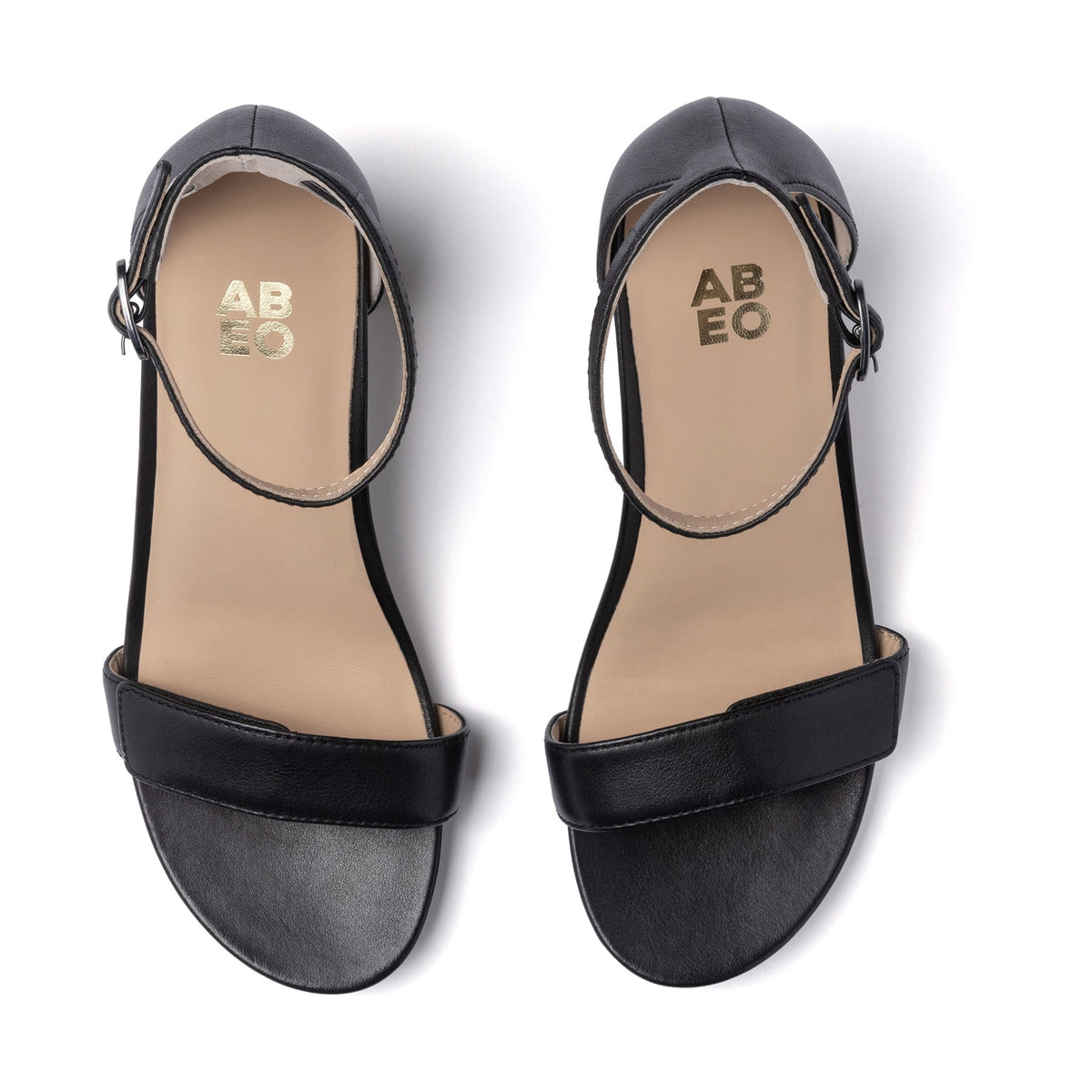 Tempo Strap Black Leather | ABEO Footwear