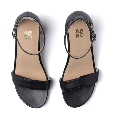 Tempo Strap Black Leather | ABEO Footwear