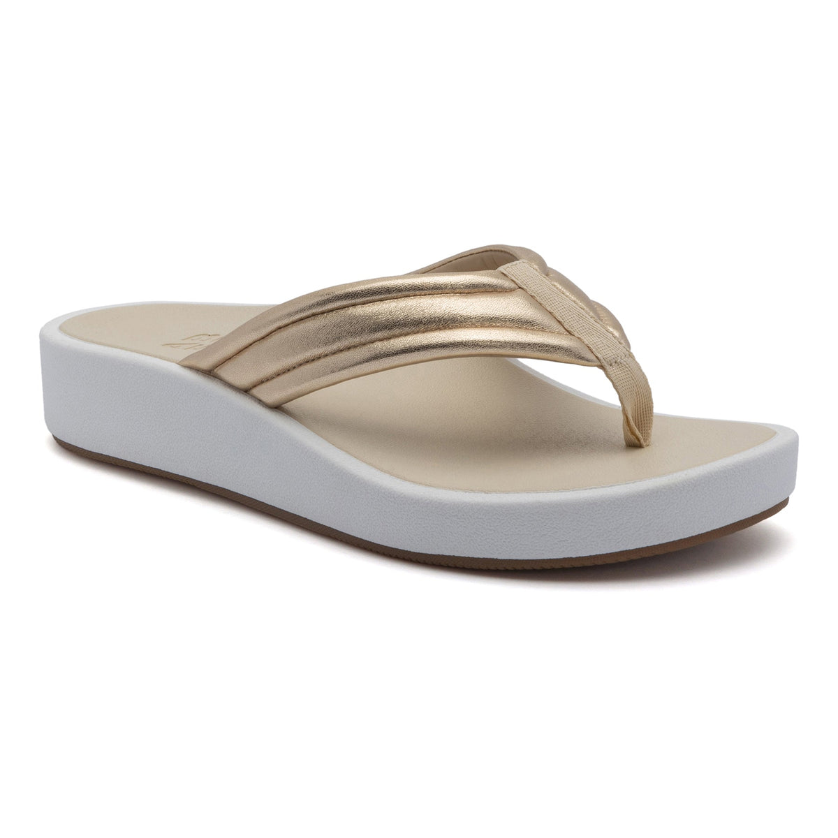 Paseo Thong Sandal Light Gold | ABEO Footwear