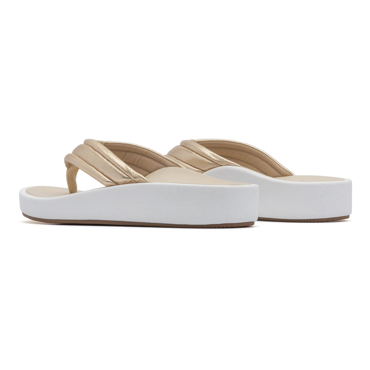 Paseo Thong Sandal Light Gold | ABEO Footwear