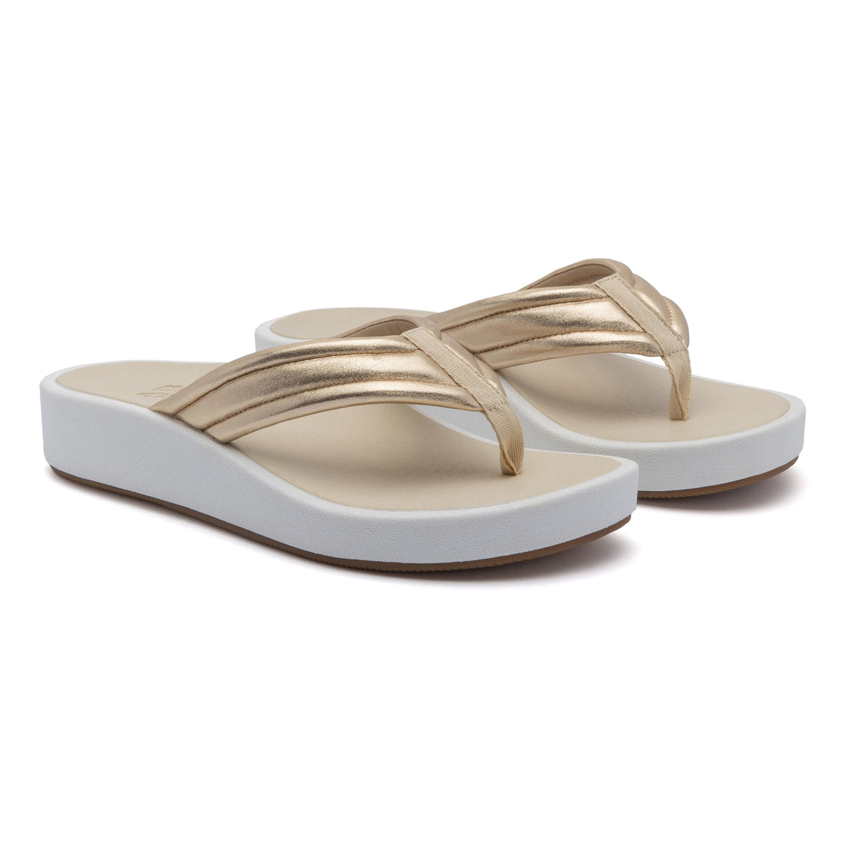 Paseo Thong Sandal Light Gold | ABEO Footwear