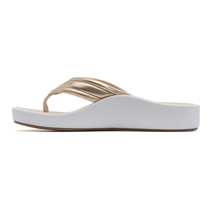 Paseo Thong Sandal Light Gold | ABEO Footwear