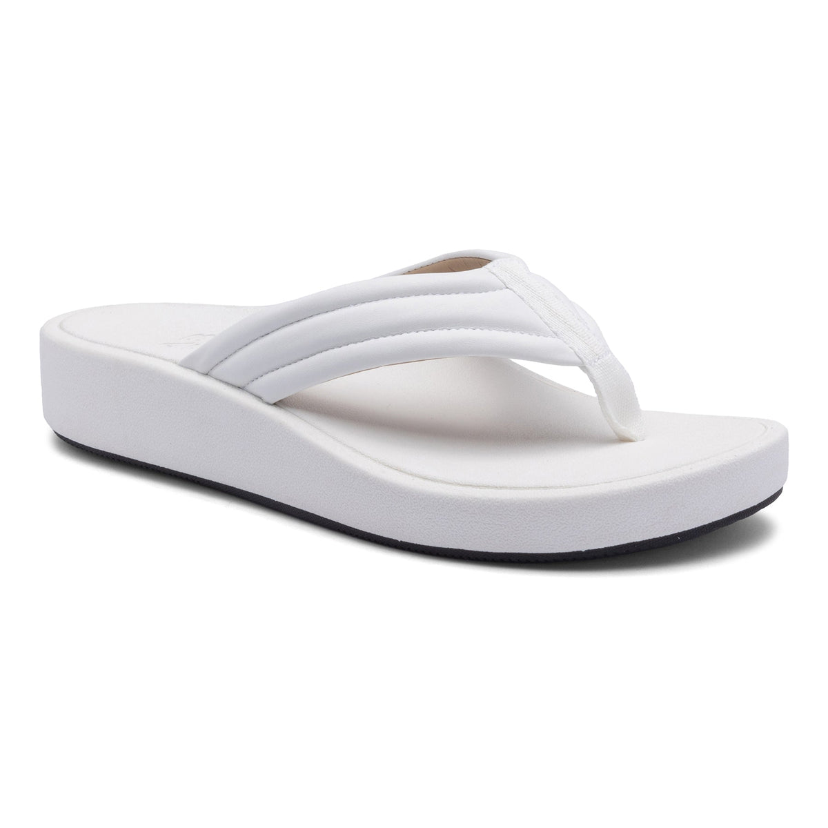 Paseo Thong Sandal White | ABEO Footwear