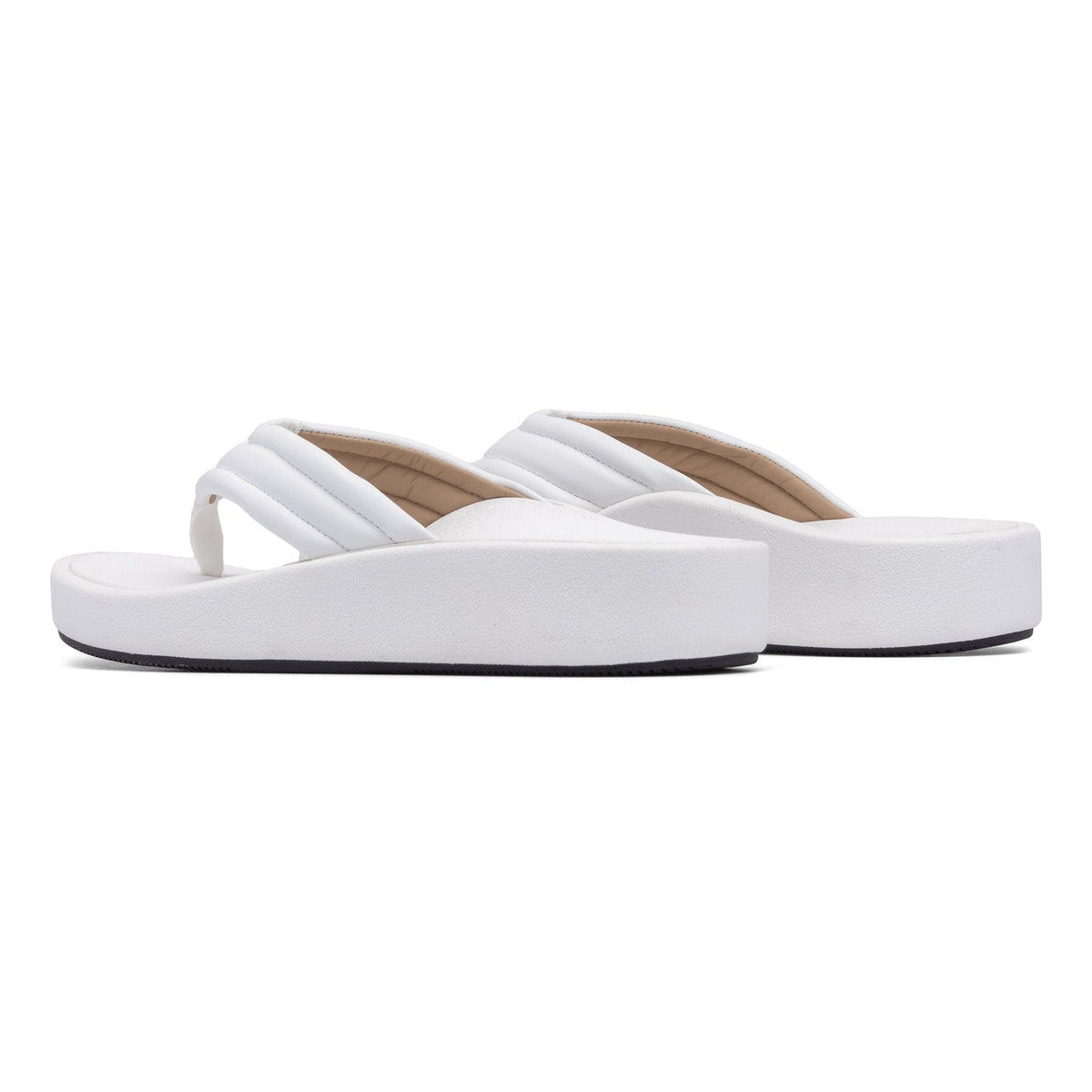 Paseo Thong Sandal White | ABEO Footwear