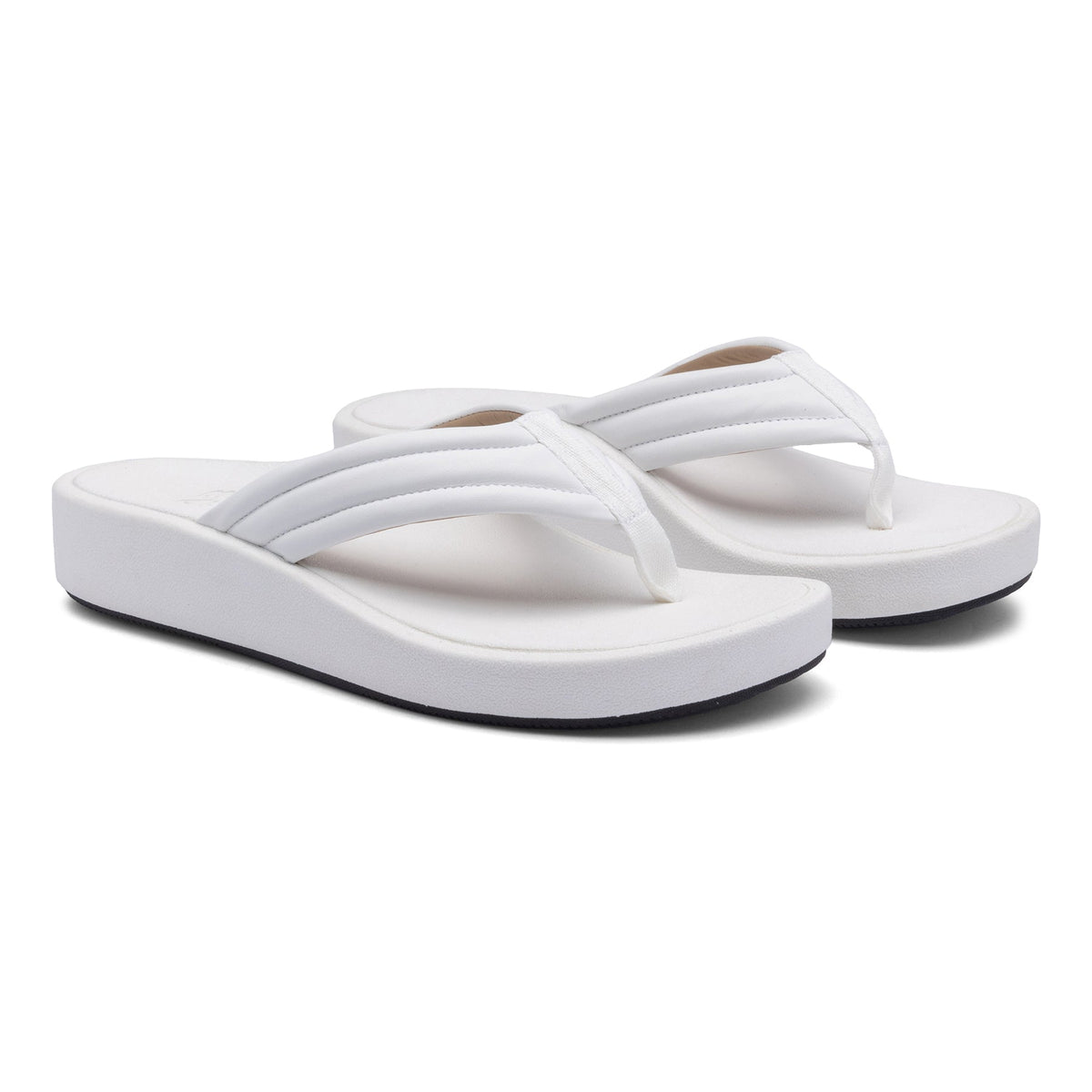 Paseo Thong Sandal White | ABEO Footwear