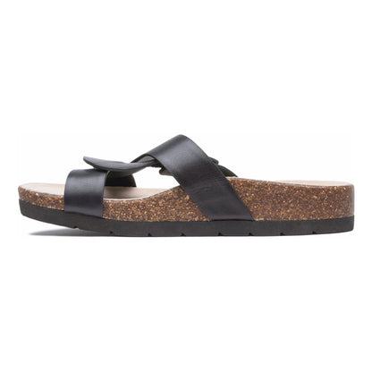 Lanai Slide Metatarsal Black Nubuck | ABEO Footwear